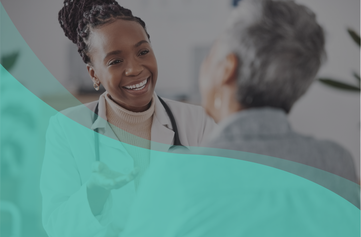 woman talking to doctor